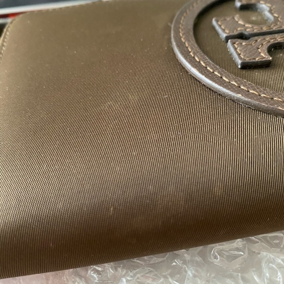Tory Burch Brown Nylon Continental Wallet - Picture 12 of 12